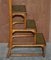 Antique George III Elm & Leather Library Steps, 1810s, Image 13