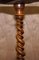 Antique Barley Twist Column Base Tripod Lamp Table, 1860s, Image 6