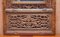 Chinese Carved Wood Mirror Panel Depicting Bats Symbol of Happiness & Good Fortune 5