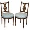 Ornate Hand-Carved Stühle aus vergoldetem Holz, 2er Set 1
