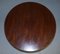 Vintage Hardwood Extendable Round Jupe Dining Table with Extensions 7