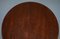 Vintage Hardwood Extendable Round Jupe Dining Table with Extensions 8