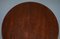 Vintage Hardwood Extendable Round Jupe Dining Table with Extensions, Image 8