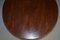 Vintage Hardwood Extendable Round Jupe Dining Table with Extensions 9