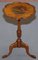 Hand-Painted Hardwood Revival Tripod Side or Wine Table, Image 2