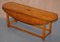 Burr Yew Wood Extendable Oval Campaign Coffee Table from Bevan Funnell, Image 16
