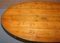 Burr Yew Wood Extendable Oval Campaign Coffee Table from Bevan Funnell, Image 6