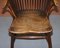 Hoop Back Windsor Armchair in Elm, 1800s 6