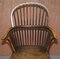 Hoop Back Windsor Armchair in Elm, 1800s 9