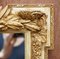 Specchio nuziale decorato raffigurante due tortore che si baciano con decorazioni dorate, Immagine 6