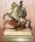 19th Century Equestrian Bronze Russian Cossack & Roman Solider Horses, Set of 2 2