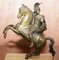 19th Century Equestrian Bronze Russian Cossack & Roman Solider Horses, Set of 2, Image 3