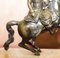 19th Century Equestrian Bronze Russian Cossack & Roman Solider Horses, Set of 2 14