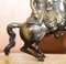 19th Century Equestrian Bronze Russian Cossack & Roman Solider Horses, Set of 2, Image 14