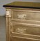 Gold Over Silver Leaf Painted Bedside Chests of Drawers, Set of 2, Image 6