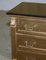 Gold Over Silver Leaf Painted Bedside Chests of Drawers, Set of 2 18