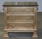 Gold Over Silver Leaf Painted Bedside Chests of Drawers, Set of 2 15