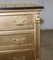 Gold Over Silver Leaf Painted Bedside Chests of Drawers, Set of 2 20