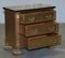 Gold Over Silver Leaf Painted Bedside Chests of Drawers, Set of 2 12