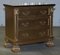 Gold Over Silver Leaf Painted Bedside Chests of Drawers, Set of 2 14