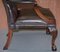 George II Gainsborough Carver Chesterfield Leather Armchairs with Claw and Ball Feet, Set of 2, Image 14