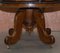 Antique Chesterfield Brown Leather Captains Chair, 1860s, Image 14