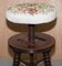 Antique Height Adjustable Piano Stool from Gillows of Lancaster 14