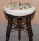 Antique Height Adjustable Piano Stool from Gillows of Lancaster, Image 15