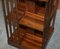 Hardwood & Satinwood Revolving Bookcase / Side End Table, Image 8