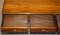 Burr Walnut & Brass Military Campaign 3-Drawer Coffee Table, Image 17
