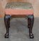 Antique Victorian Hand-Carved Claw & Ball Feet Piano Stool, 1880s 8