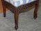 Anglo-Indian Burmese Hand-Carved Hardwood Chair with Floral Detailing 9