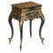 Antique Chinese George III Lacquer & Gold Gilt Work Table, 1800s, Image 1