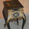 Antique Chinese George III Lacquer & Gold Gilt Work Table, 1800s 15