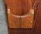 Vintage Ianthe Upholstered & Pitch Pine Pew Bench & Footstool, Set of 2 12