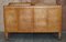 Brown Leather Edwardian Style Seat Sofa 12