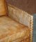 Brown Leather Edwardian Style Seat Sofa, Image 7