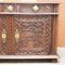 Antique Carved Continental Oak Sideboard with Military Panels, 1800s 7