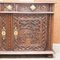 Antique Carved Continental Oak Sideboard with Military Panels, 1800s, Image 7