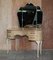 Bleached Walnut Dressing Table with Tri Fold Mirrors, 1930s, Image 3