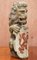 Barandillas Newel inglesas policromadas con león heráldico pintado. Juego de 2, Imagen 2