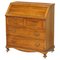 Solid Walnut Writing Bureau Chest of Drawers with Desk Top, 1900s, Image 1