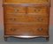 Solid Walnut Writing Bureau Chest of Drawers with Desk Top, 1900s, Image 8