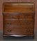 Solid Walnut Writing Bureau Chest of Drawers with Desk Top, 1900s 3