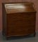 Solid Walnut Writing Bureau Chest of Drawers with Desk Top, 1900s 2