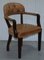 Brown Leather Court Office Dining Chair from House of Chesterfield 12
