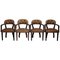 Brown Leather Court Office Dining Chair from House of Chesterfield 1