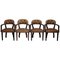 Brown Leather Court Office Dining Chair from House of Chesterfield, Image 1