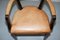Brown Leather Court Office Dining Chair from House of Chesterfield 4
