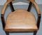 Brown Leather Court Office Dining Chair from House of Chesterfield 14